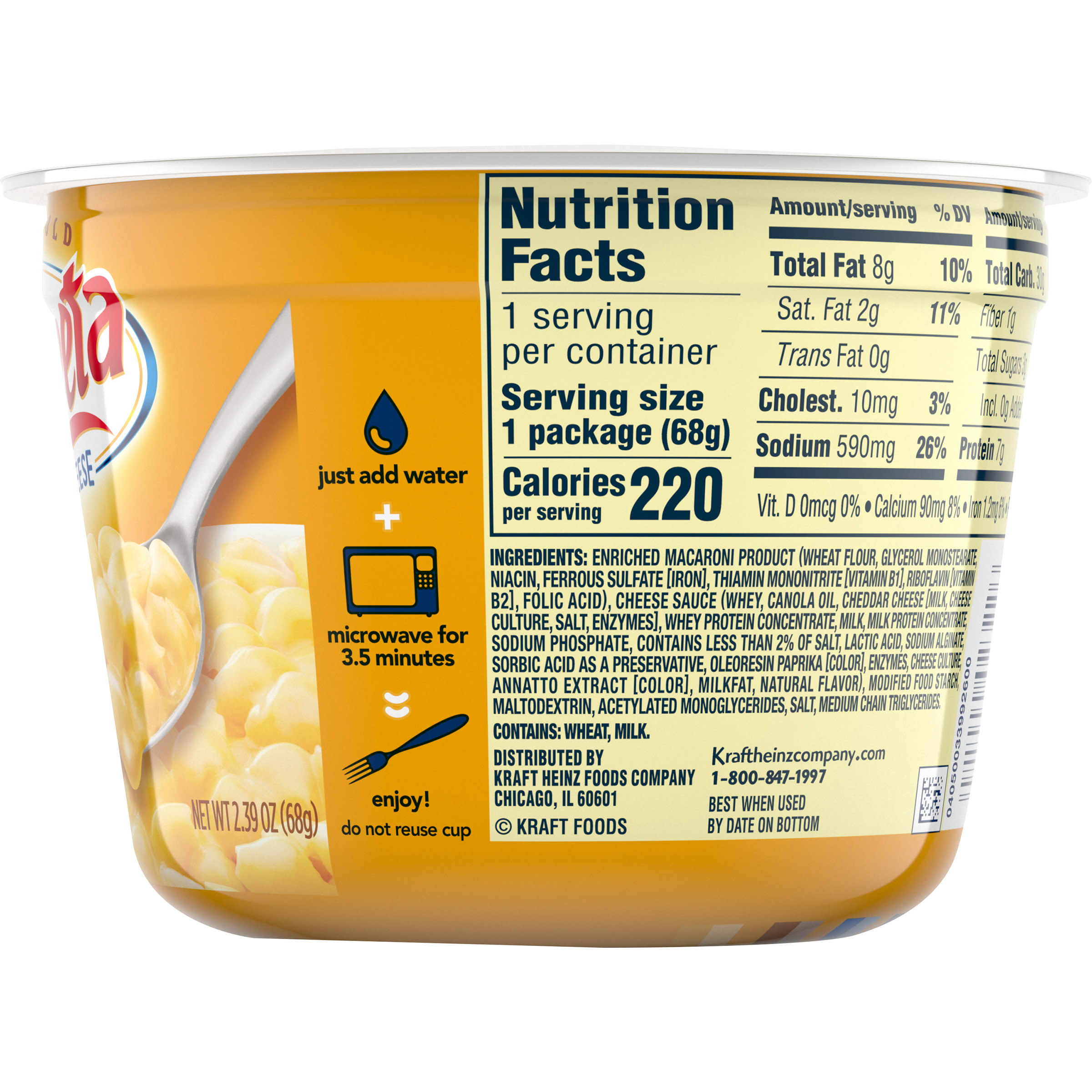 Nui Phô Mai Dạng Sò Velveeta Original Liquid Gold Kraft Truyền Thống - Mac And Cheese Macaroni - DISI