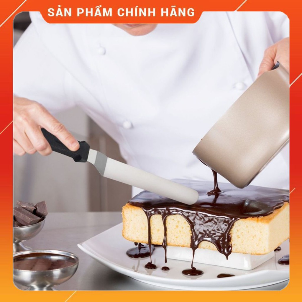 Dao chà láng cupcake 6/8/10 inch cán nhựa