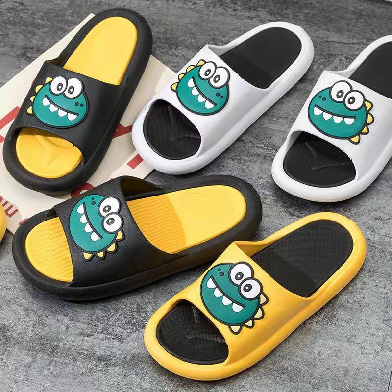 Dép quai ngang nữ popular dino, dép khủng long cute dino 2022
