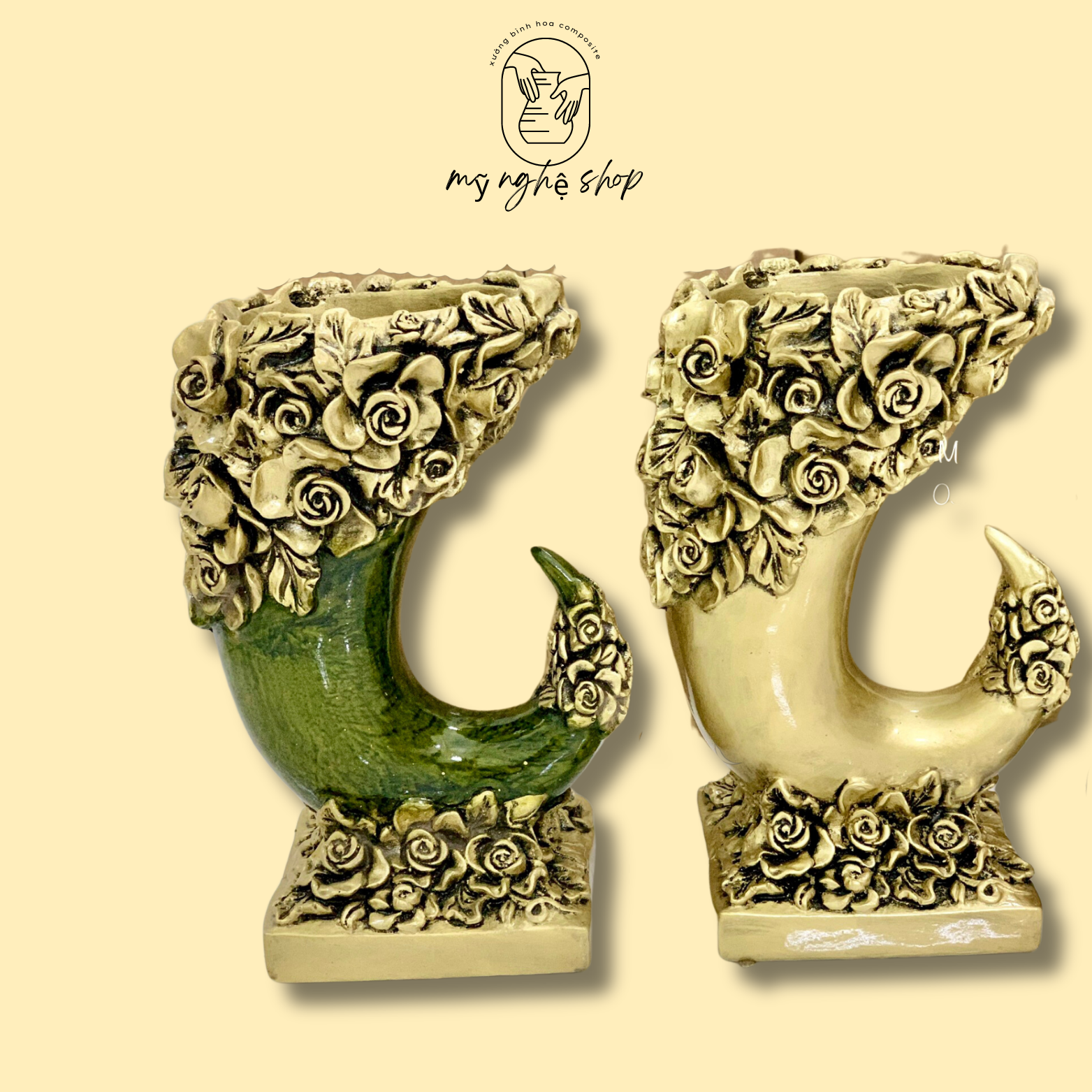 Bình hoa composite mã ngà bình cắm hoa, bình hoa decor, bình hoa chơi tết, bình hoa trang trí Mỹ nghệ shop bình hoa cao cấp