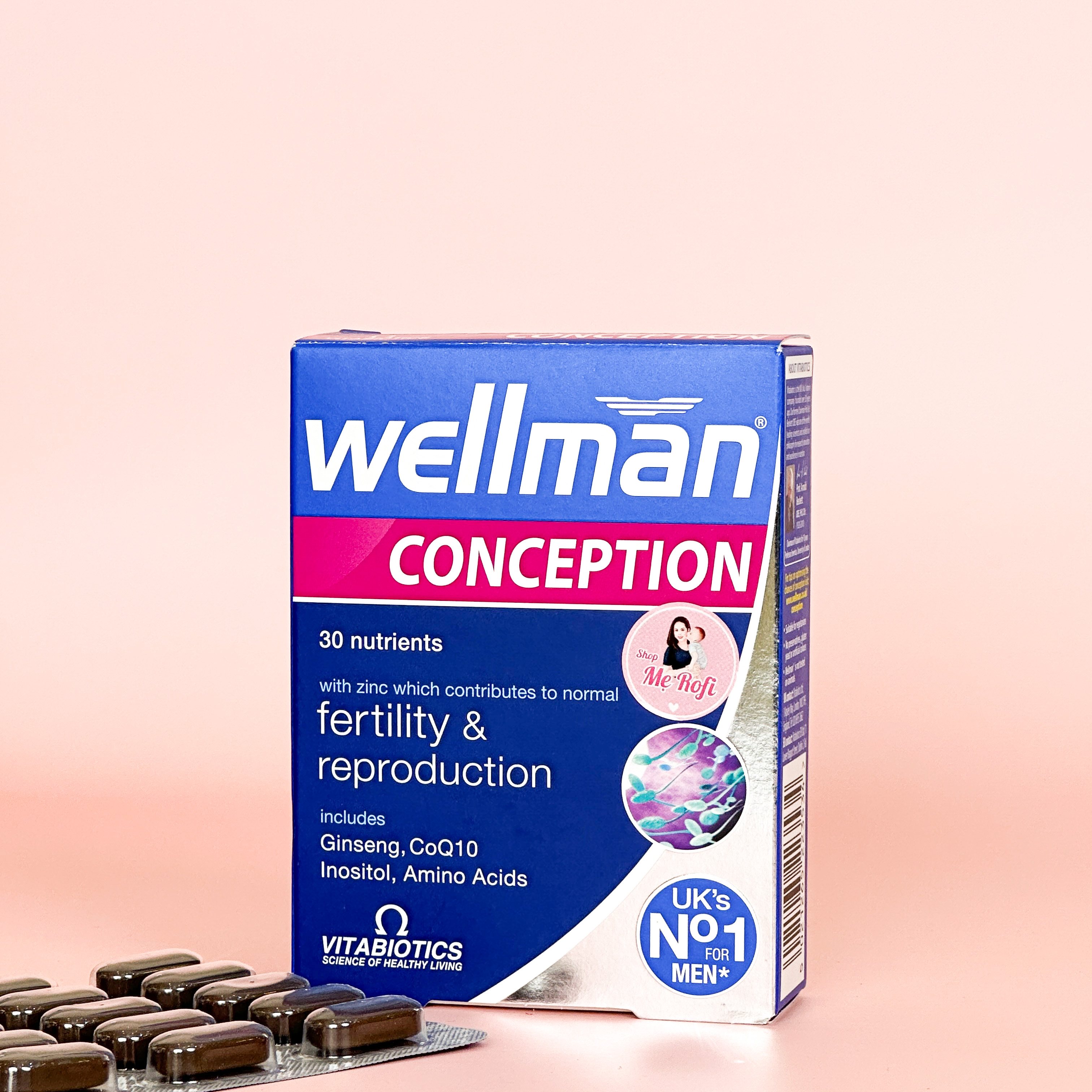Wellman conception bổ sung dưỡng chất cho nam giới tăng thụ thai 30 viên