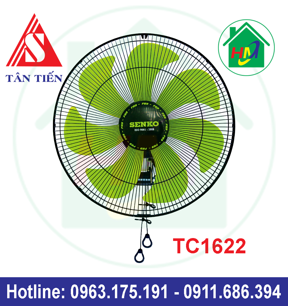 Quạt treo công nghiệp 7 cánh senko tc1622
