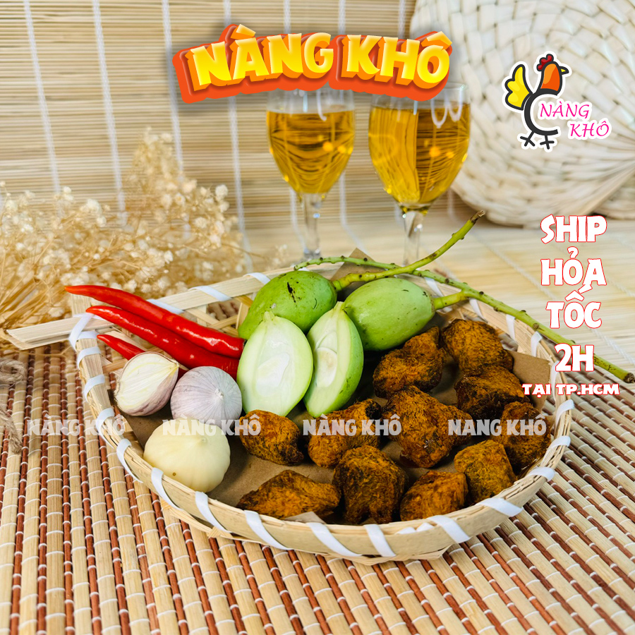 Khô Bò Viên - 500gr Vị Cary Truyền Thống (Thơm ngon - Đậm vị) - Đồ ăn vặt Nàng Khô