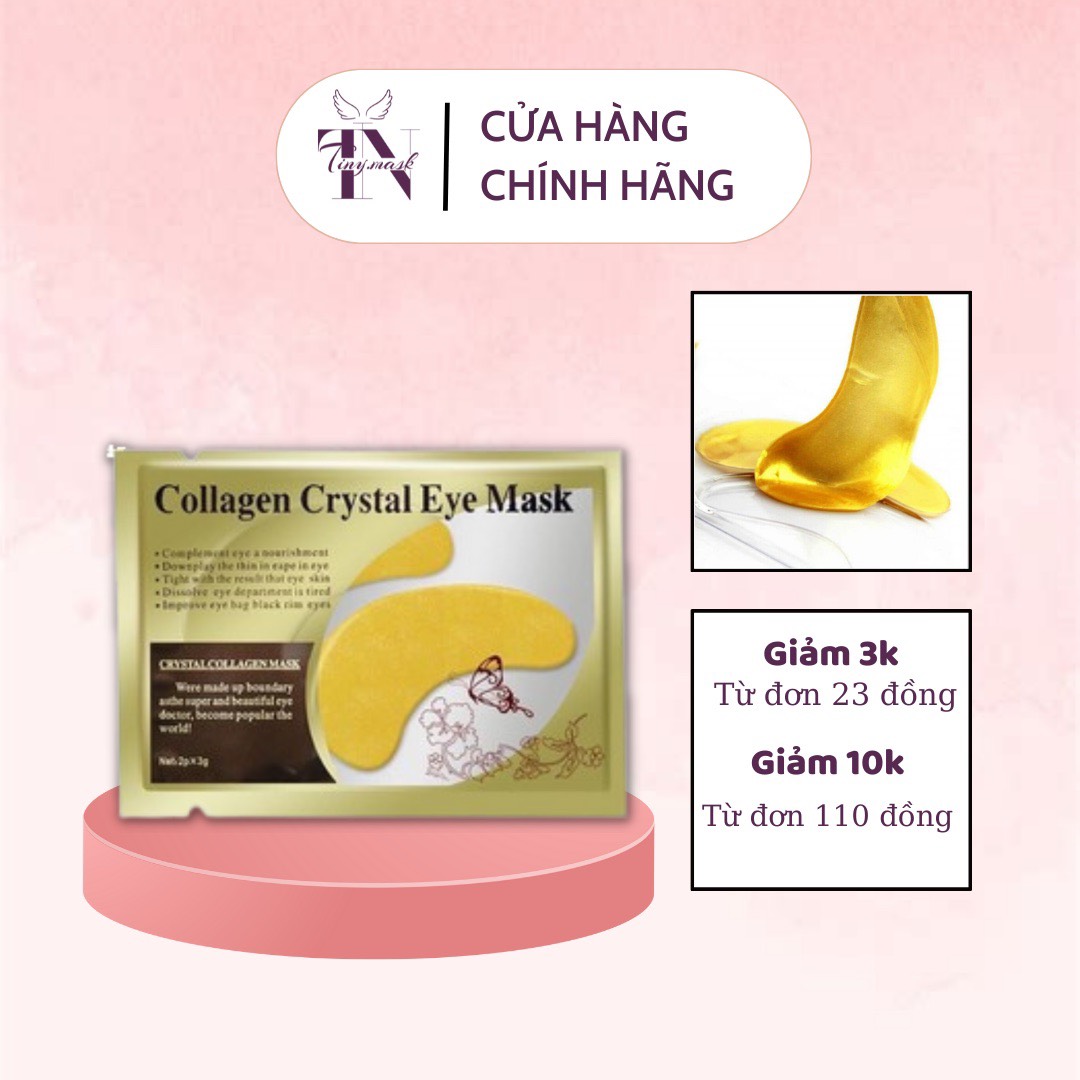 Mặt nạ mắt collagen - giảm quầng thâm, dưỡng ẩm