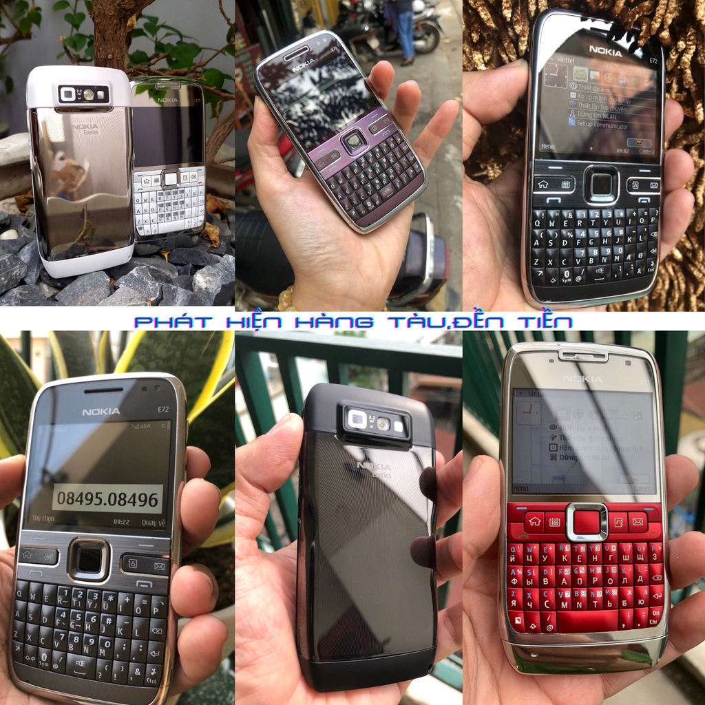 Điện thoại nokia e63, e71, e72 chính hãng, pin 5 ngày