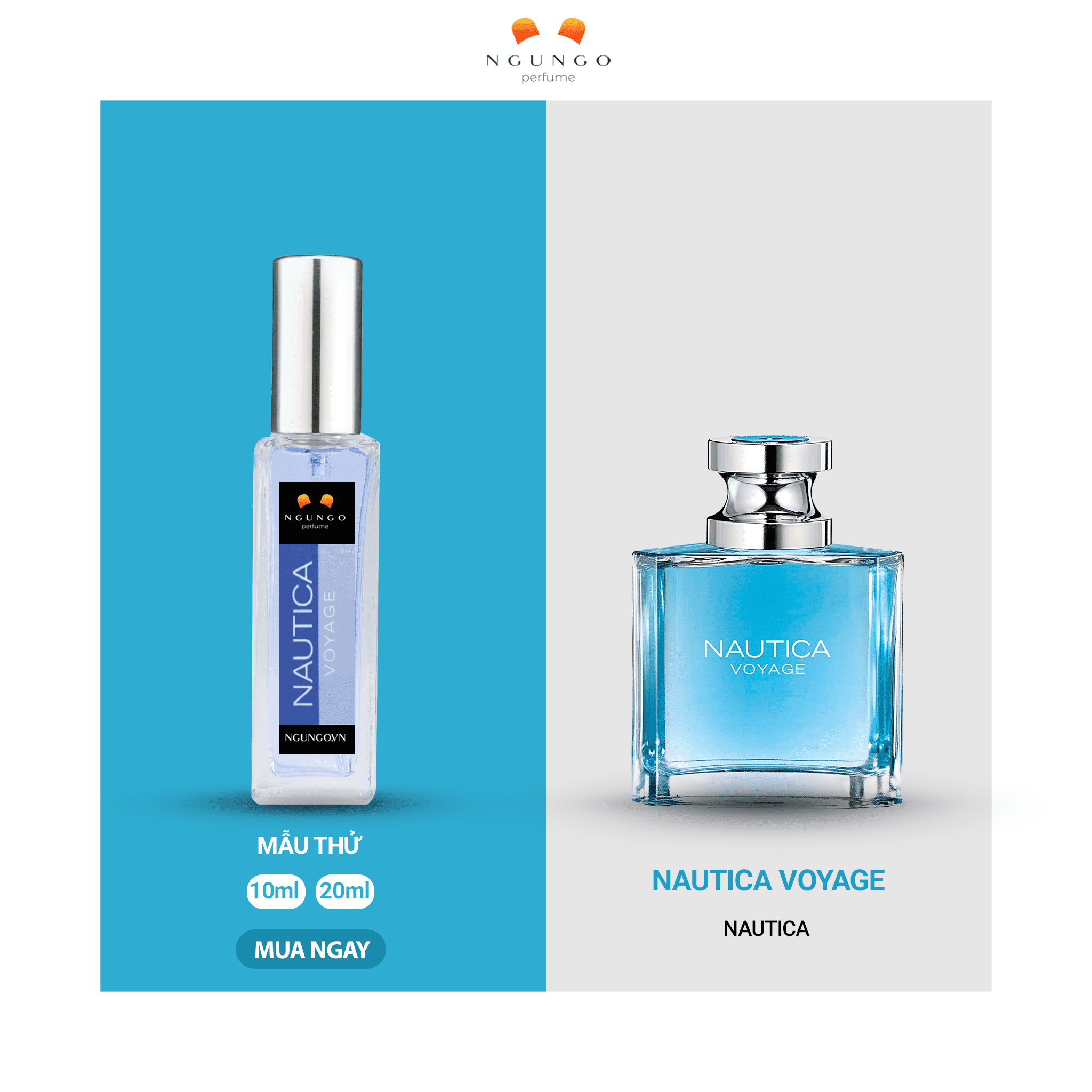 Nước hoa Nautica Voyage mẫu dùng thử nhỏ gọn - Ngu Ngơ Perfume
