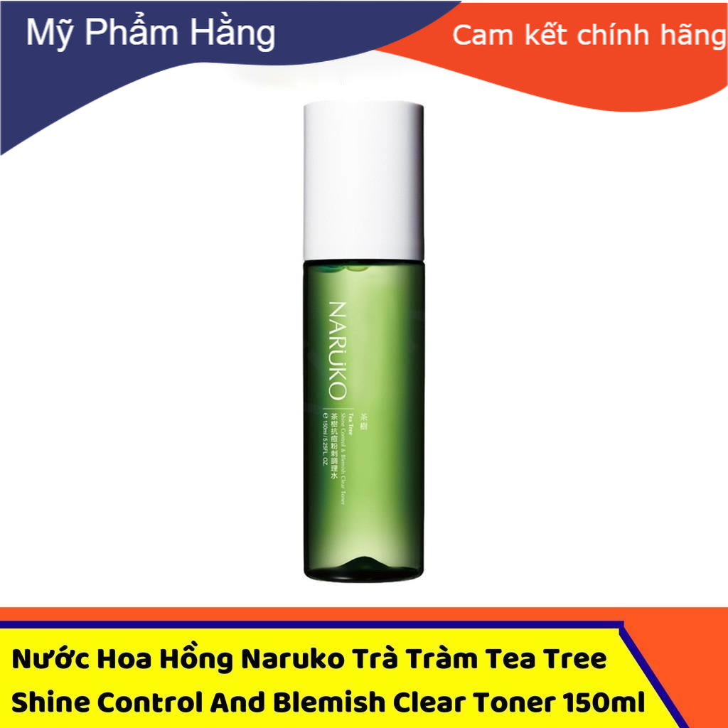Toner nước hoa hồng Naruko trà tràm Tea Tree Shine Control and Blemish Clear Toner 150ml