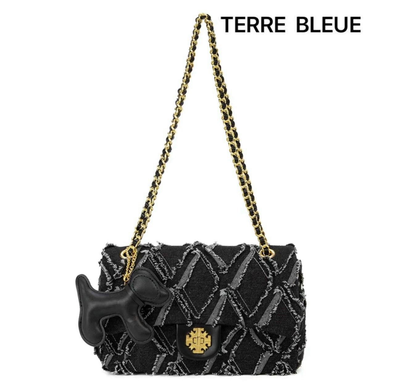 Túi xách nữ đeo chéo đeo vai terre.bleue fullbox túi giấy y hình 100% size 26cm