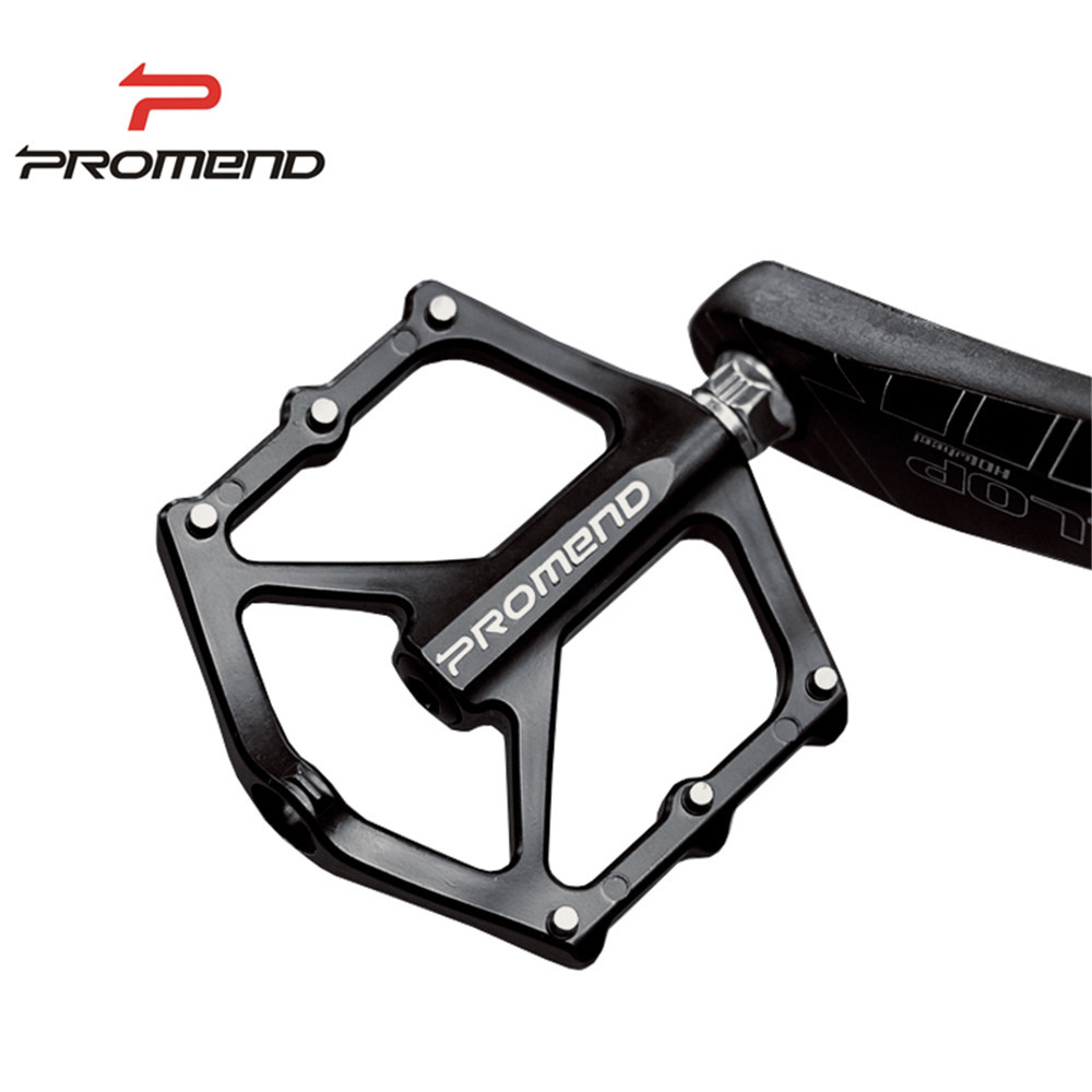 Bàn đạp xe đạp promend / bi đan xe mtb cross bản nhôm đen nhám m46/r89