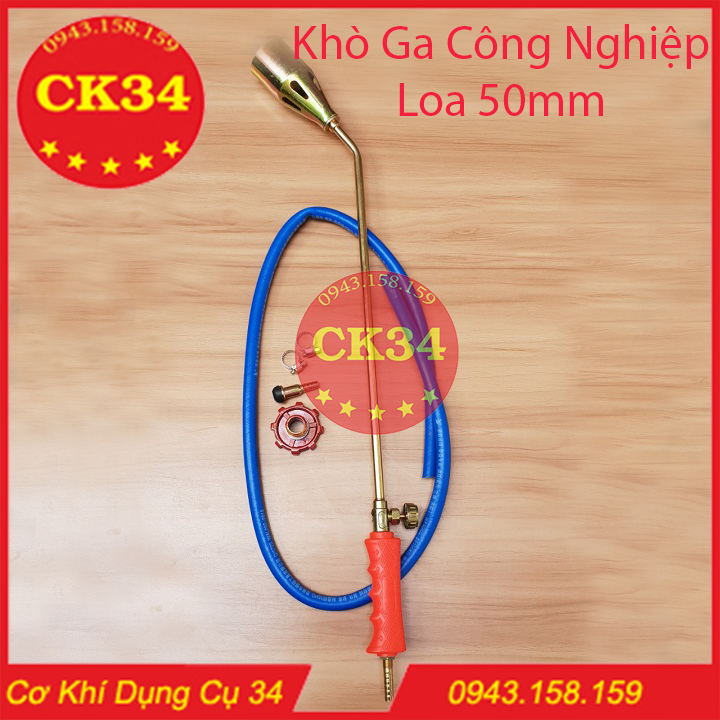 Khò ga công nghiệp cán dài, khò ga công nghiệp loa 50mm
