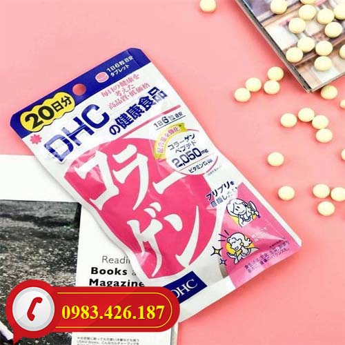 Viên Uống Làm Đẹp Da, Chống Lão Hóa DHC DHC Collagen 60 ngày