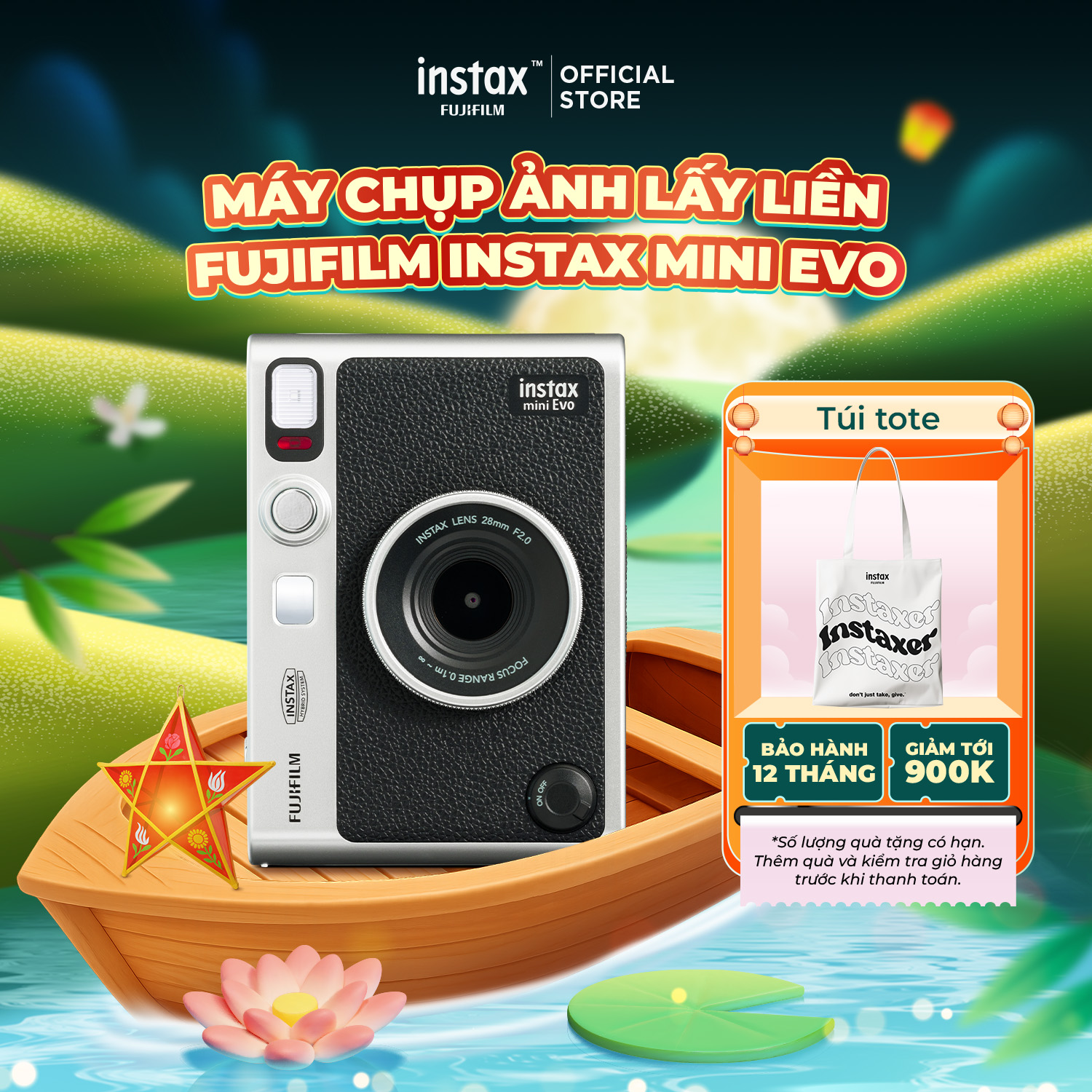 Máy Chụp Ảnh Lấy Liền - Fujifilm Instax Mini Evo Bảo Hành 12 Tháng