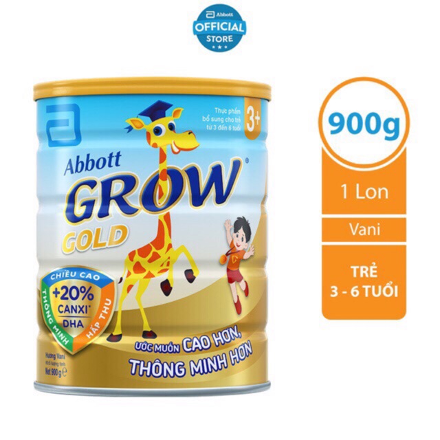 Sữa Abbott Grow Gold 3+ Và 6+ 900GGrow Gold 6+