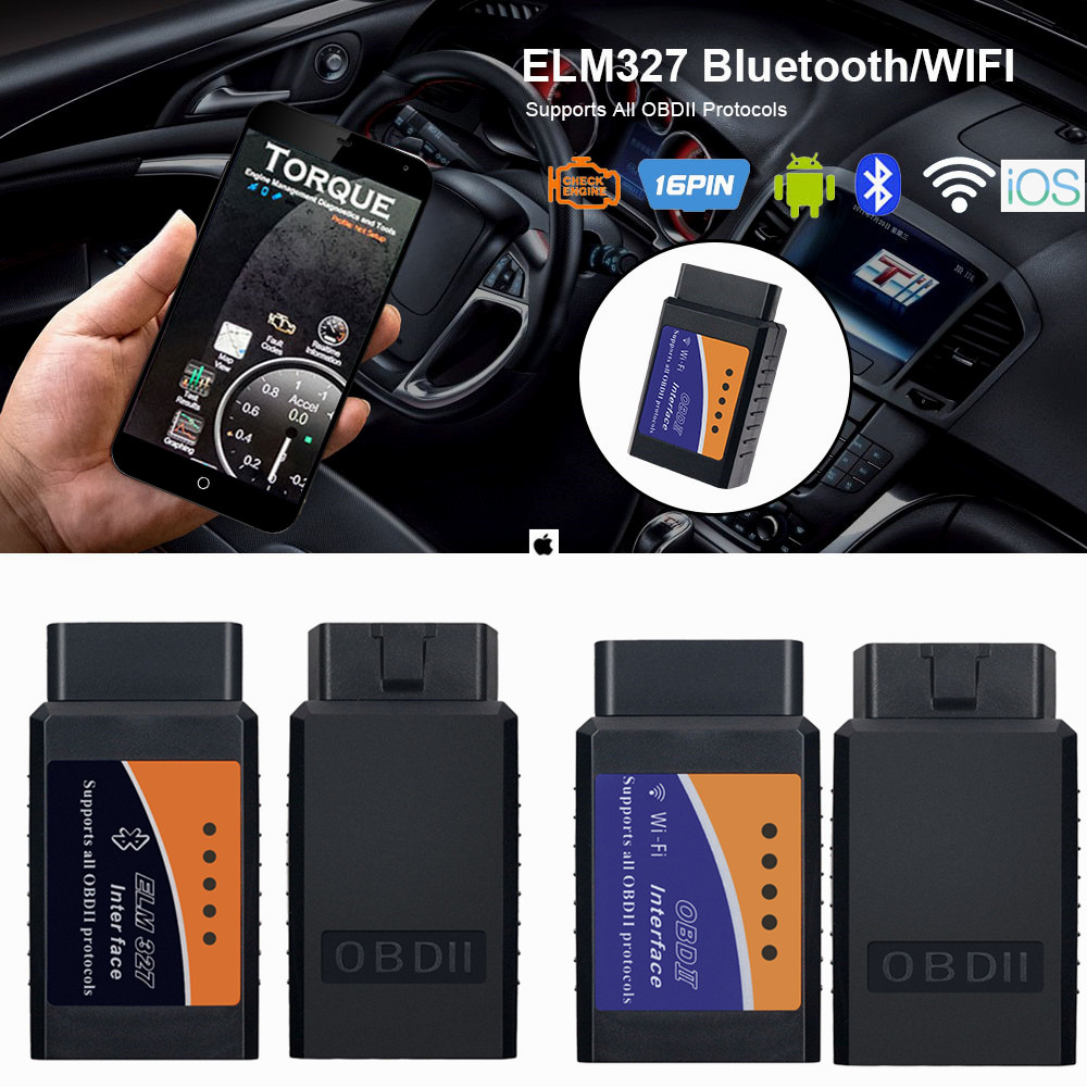 Bộ phát Bluetooth Bluetooth ELM 327 Wi-Fi 1.5 iOS Android Android Android Android Android Android Android Android Android Android Android điện thoại di độn