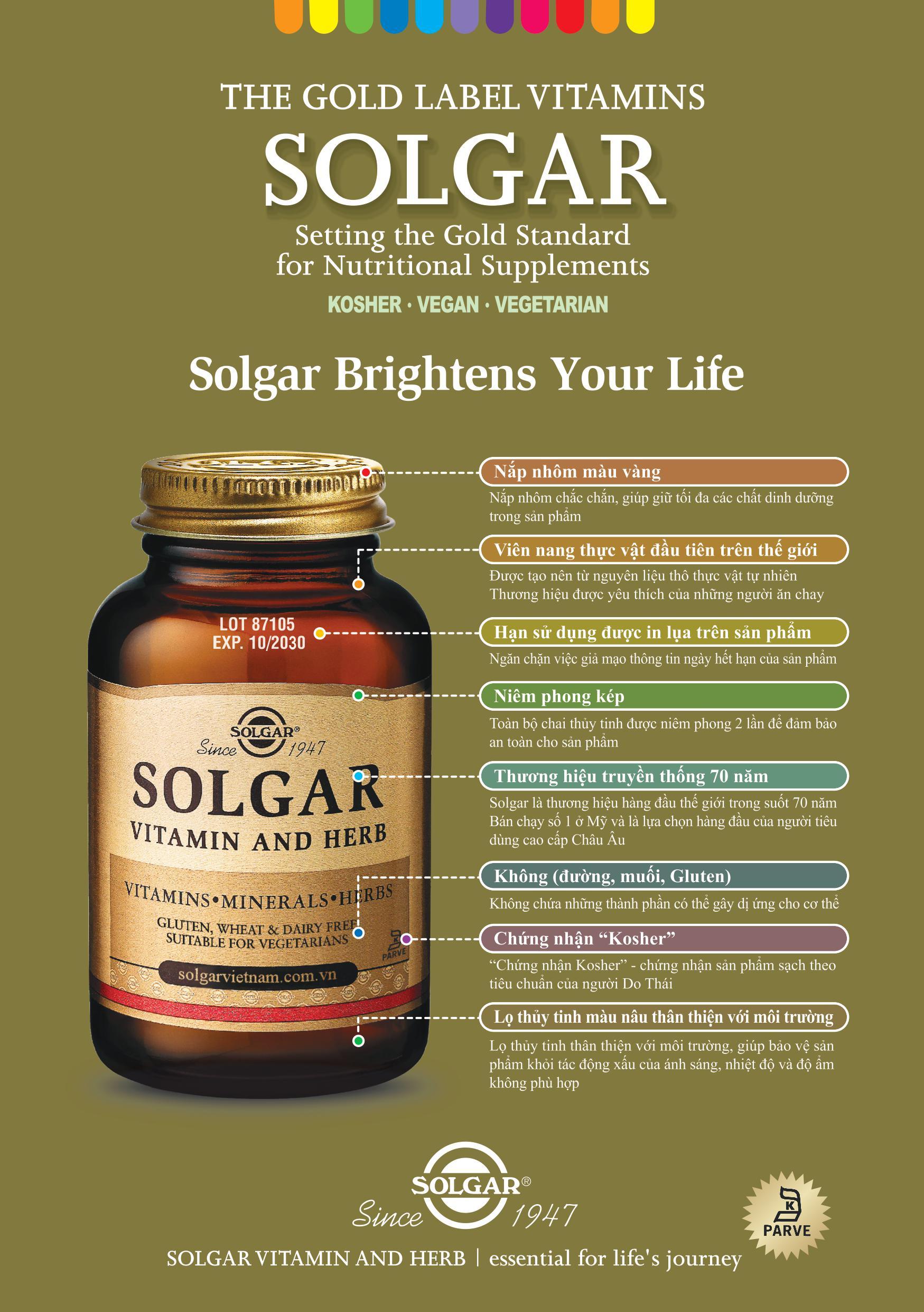 viên uống solgar vegetarian coq-10 hỗ trợ sức khỏe tim mạch - coq10 điều hòa huyết áp, giảm cholesterol trong máu giúp bổ sung coenzyme q-10 [lọ 60 viên] 10