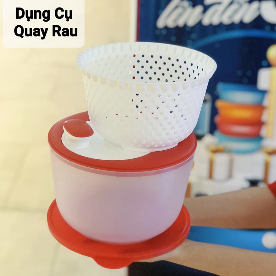 Dụng cụ quay rau Tupperware Spinning Chef
