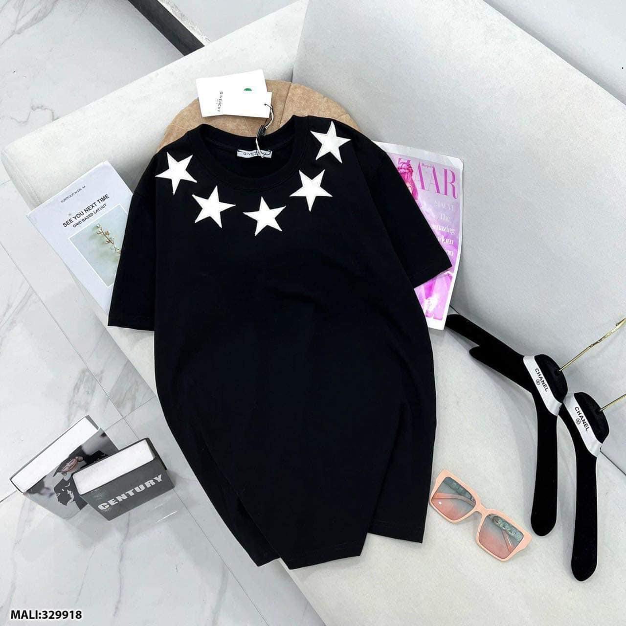 Áo phông nam nữ có cổ  Áo phông ngôi sao vòng cổ chất cotton poly mịn , kiểu dáng hàn quốc áo thun nam nữ siêu hót áo cotton nam nữ