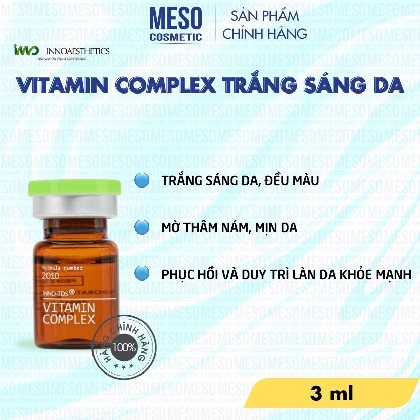 Meso Làm trắng da Restructurer Innoaesthetics Vitamin C - Lẻ 1 lọ | Meso cosmetic