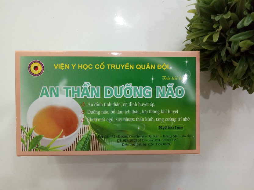 Trà an thần dưỡng não – viện yhct qđ