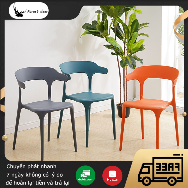 Ghế cafe nhựa đúc xếp gọn tiện lợi, đúc nguyên khối nhiều màu, ghế cafe, Ghế ban công, ghế sân vườn, Ghế nhựa cao cấp