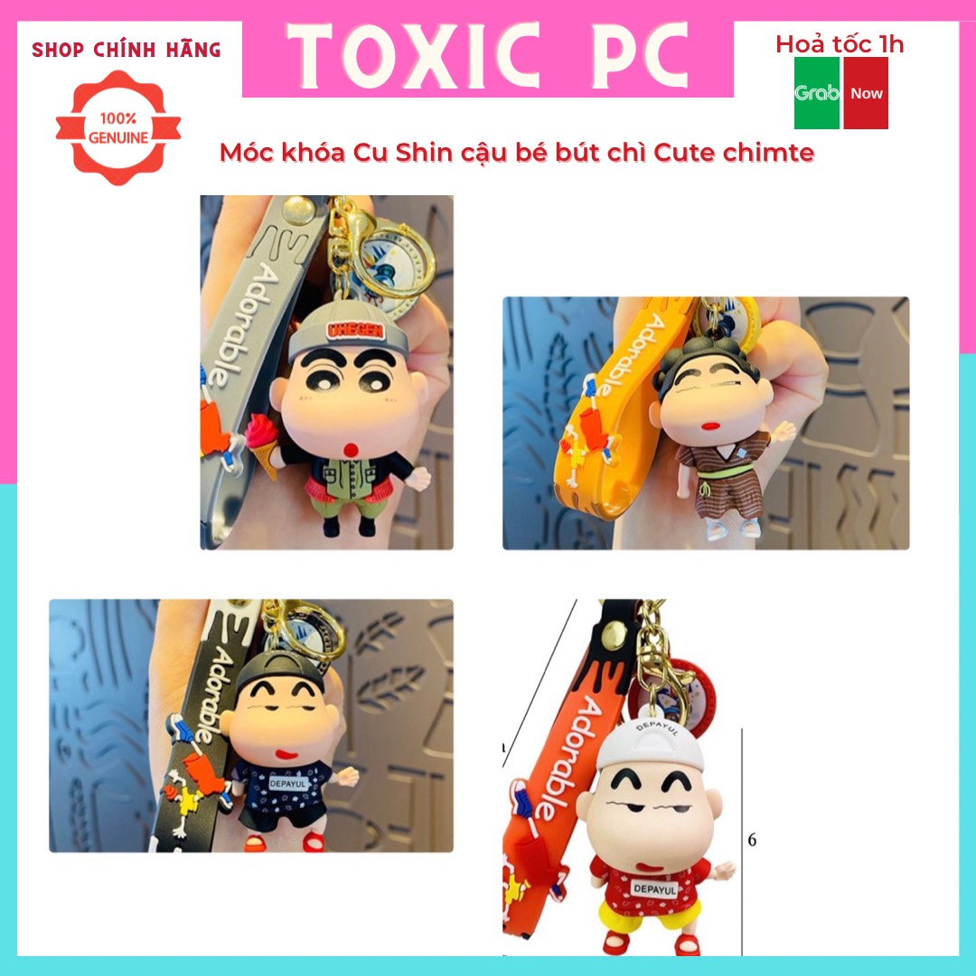 Móc khóa Cu Shin cậu bé bút chì Cute Độc Đáo - Hot Trend