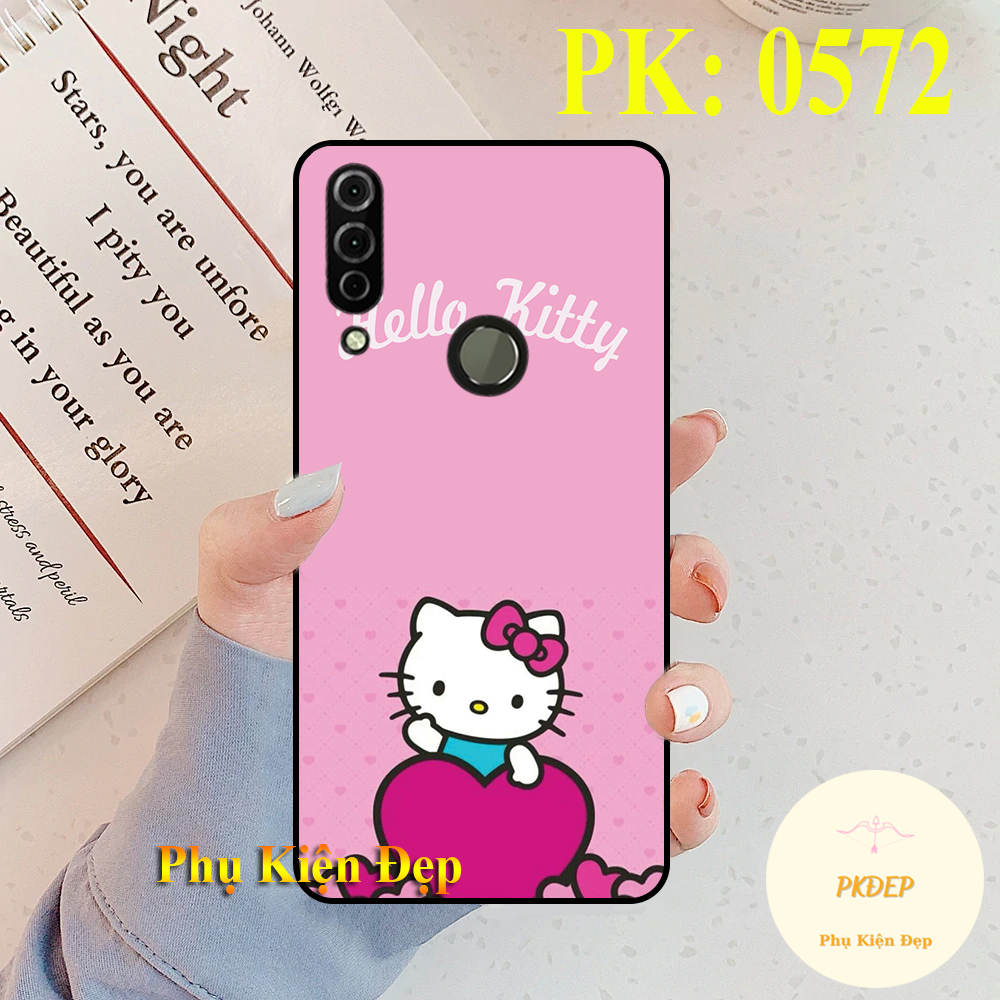[HCM]Ốp lưng Vsmart Joy 3 dẻo đen in hình mèo hồng cute siêu dễ thương
