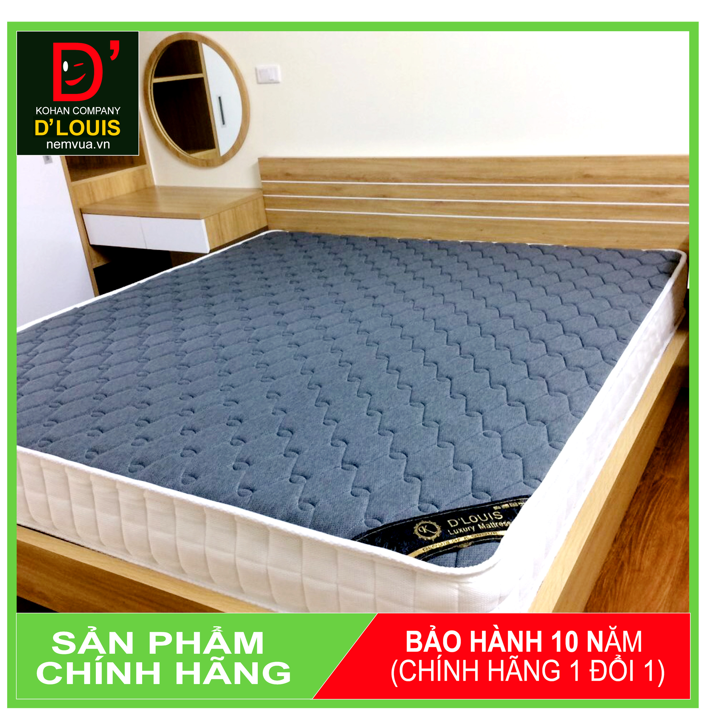 Đệm lò xo d'louis roll easy