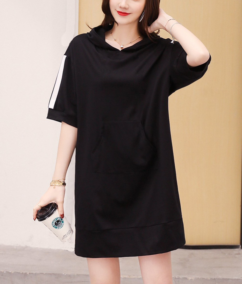 Đầm hoodie big size, đầm cho người mập big size