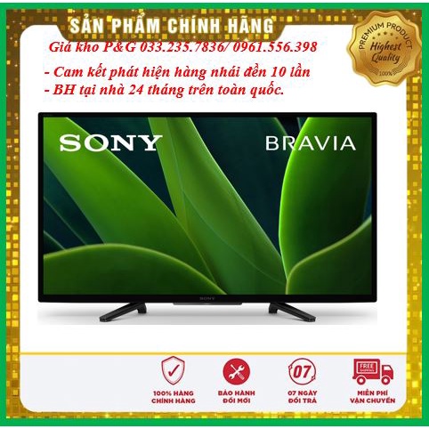 Tivi sony 2k 32 inch kd-32w830k, mới 2022