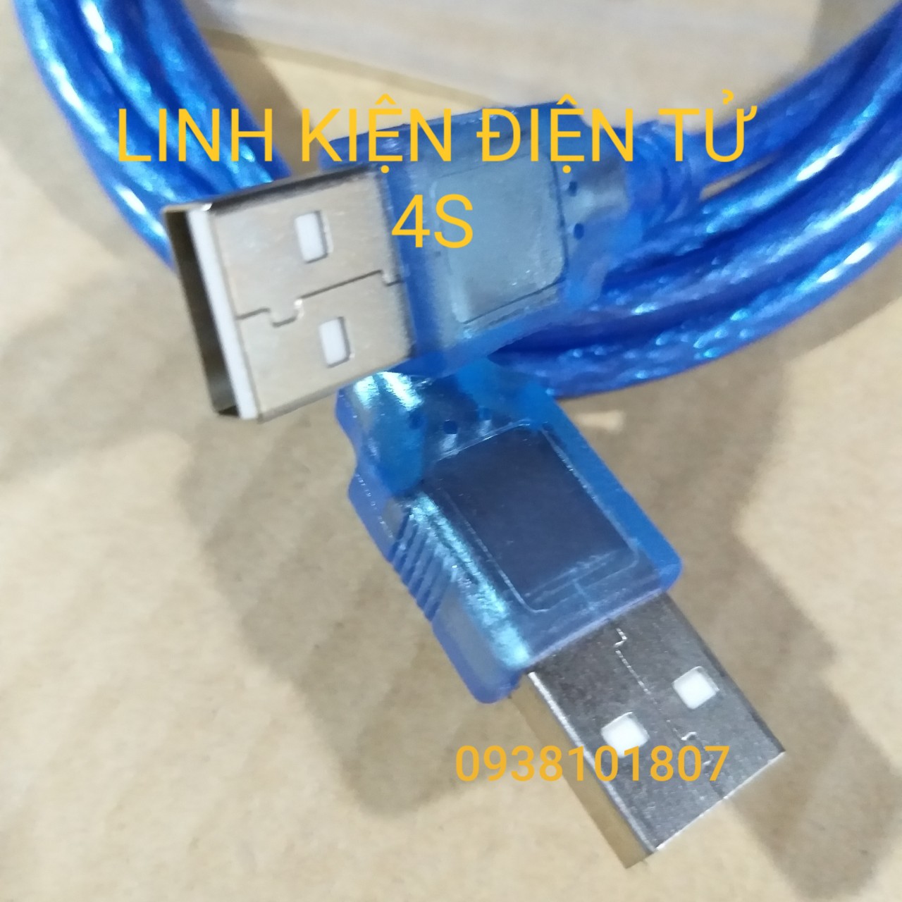Cáp 2 đầu usb đầu đực 1.5m