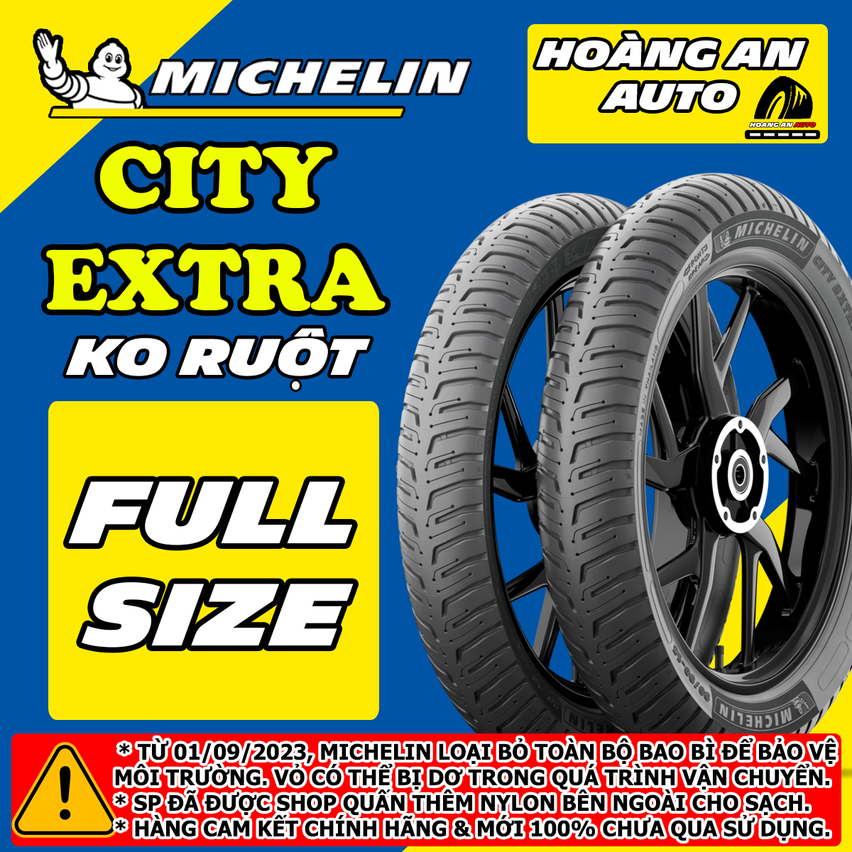 ( VỎ DÙNG RUỘT CHO BÁNH CĂM) Vỏ lốp xe Michelin City Extra 2.25-17; 2.50-17 và 2.75-17 dành cho Honda Cub, 67, Wave, Dream... hàng Thái Lan