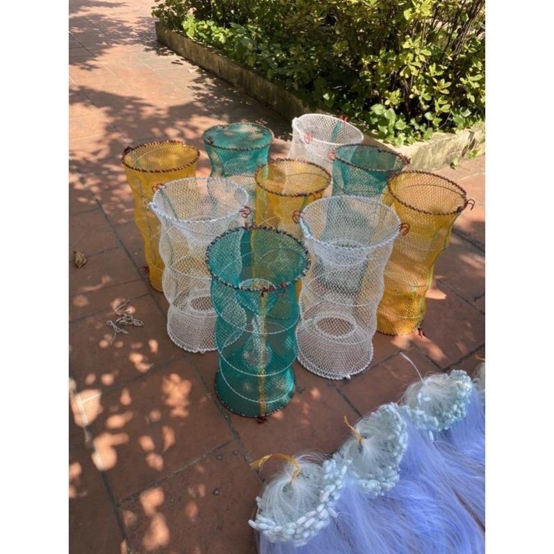 Lồng lò xo dùng bẫy tôm, cua, cá, lương trạch, ếch 30* 60cm