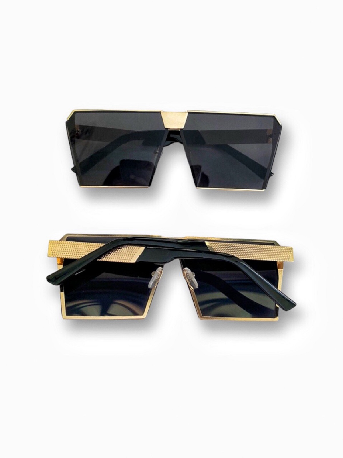 Kính Râm Nam Chống Nắng Mắt Kính Mặt Vuông Lớn Thiết Kế Phong Cách Thời Thượng Đẳng Cấp