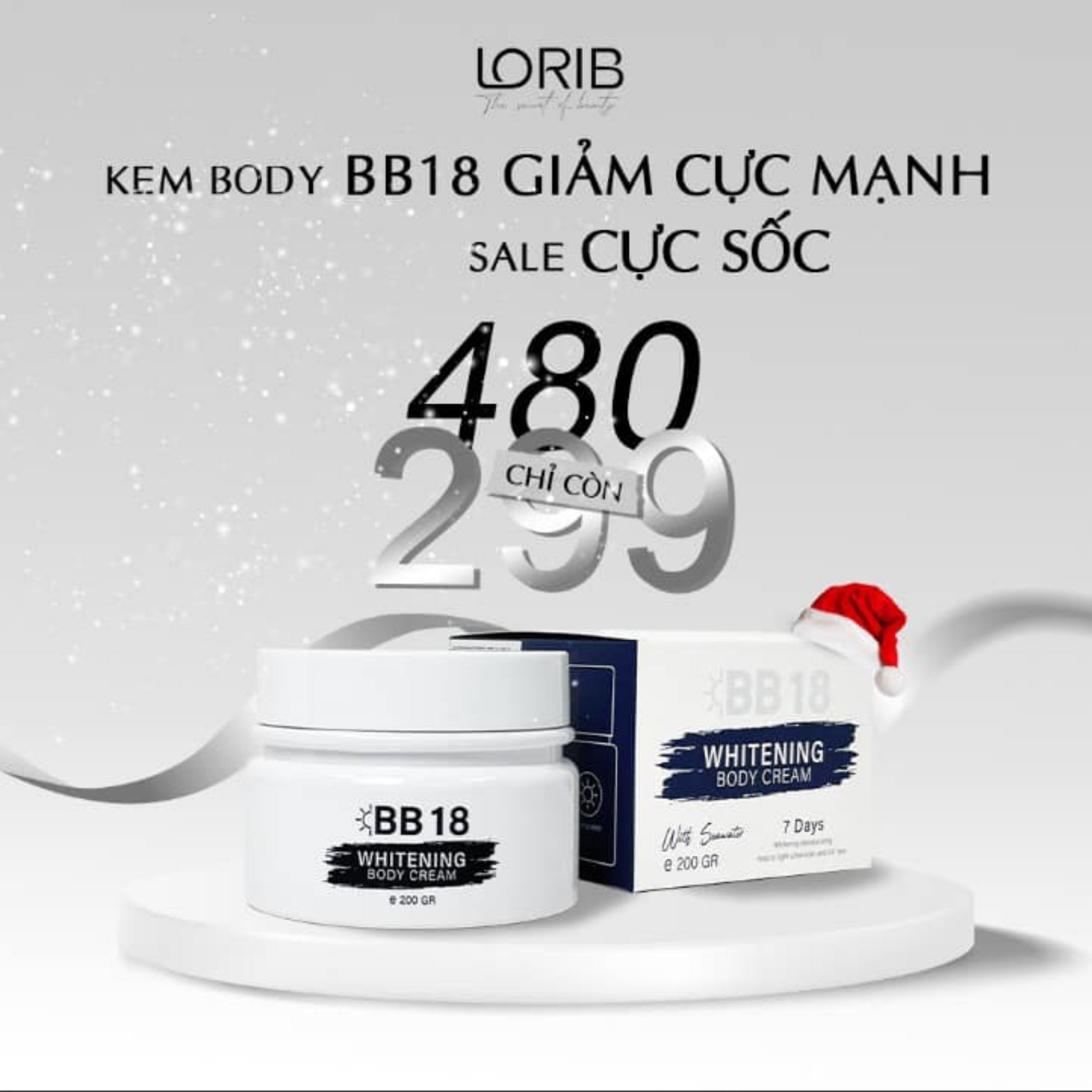 Kem dưỡng trắng da ban ngày BB18