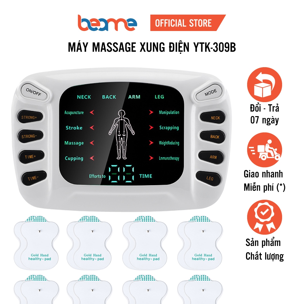 Máy massage xung điện châm cứu 8 miếng dán Beame YTK-309B
