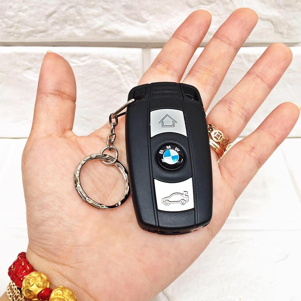 Bật lửa móc khoá hình remote xe BMW, có đèn pin - Nhi Hân Store