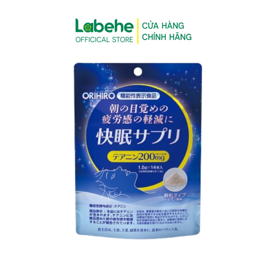 Bột Ngủ Ngon Orihiro 14 Gói Giúp Cải Thiện Chất Lượng Giấc Ngủ, Hạn Chế Tối Đa Tình Trạng Thức Giấc Giữa Đêm