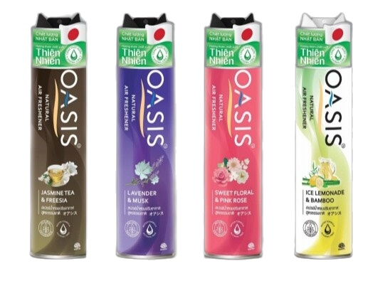 Xịt phòng oasis thái lan 320ml mùi ngẫu nhiên