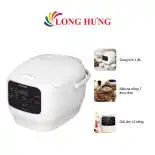 Nồi cơm điện tử Sharp 1.8 lít KS-COM183MV - Hàng chính hãng - Thiết kế màu trắng trang nhã, có bảng điều khiển nằm phía trước độc lạ, làm tăng vẻ đẹp thẩm mỹ