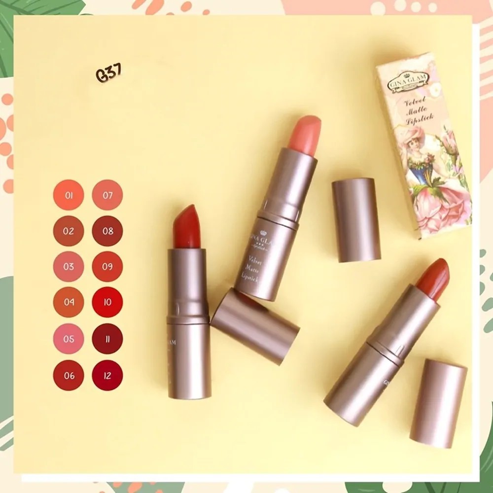 Son lì gina glam tông tây lạ, chất mềm mịn