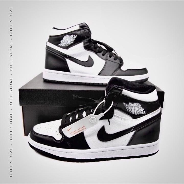 [ Jordan Panda ] Giày sneaker Jordan Panda cổ cao đen trắng - Full Box Bill