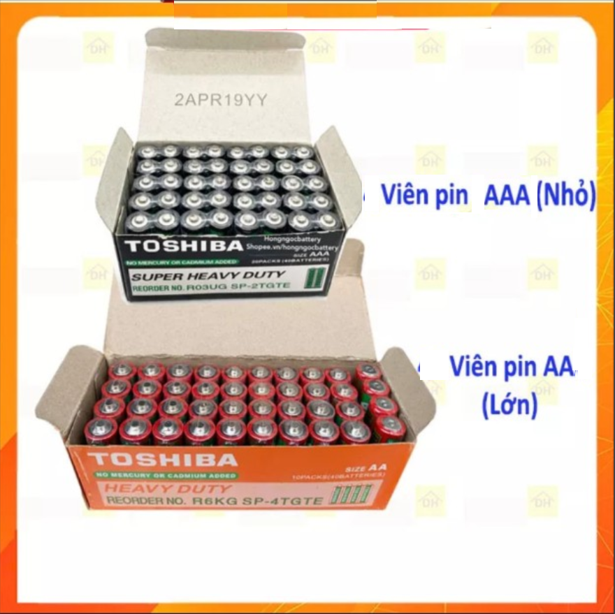 Set 4 viên pin aa/aaa