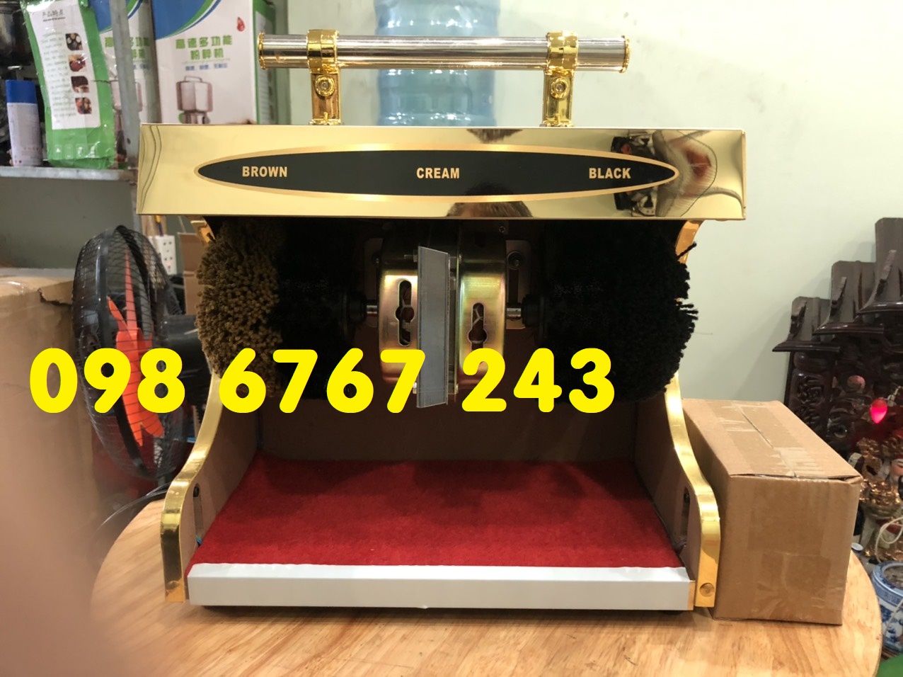 Máy đánh giày G4, sang trọng, nhỏ gọn dùng trong gia đình