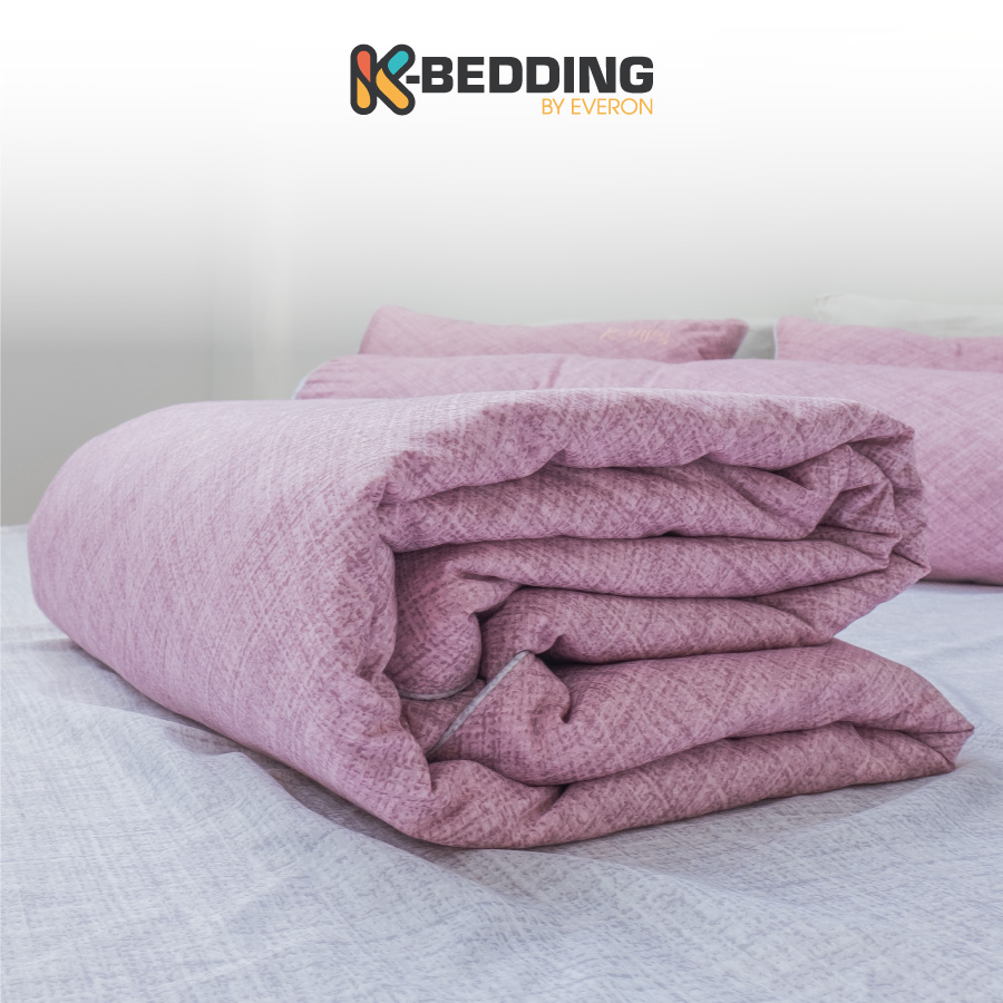 Chăn bốn mùa K-Bedding KMTP 109, MicroTencel Hồng
