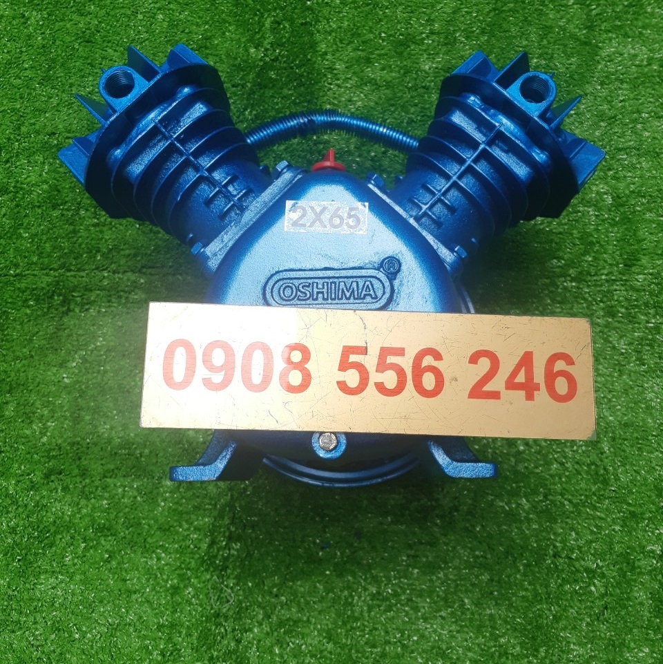 Đầu nén khí oshima 2 xilanh 65mm