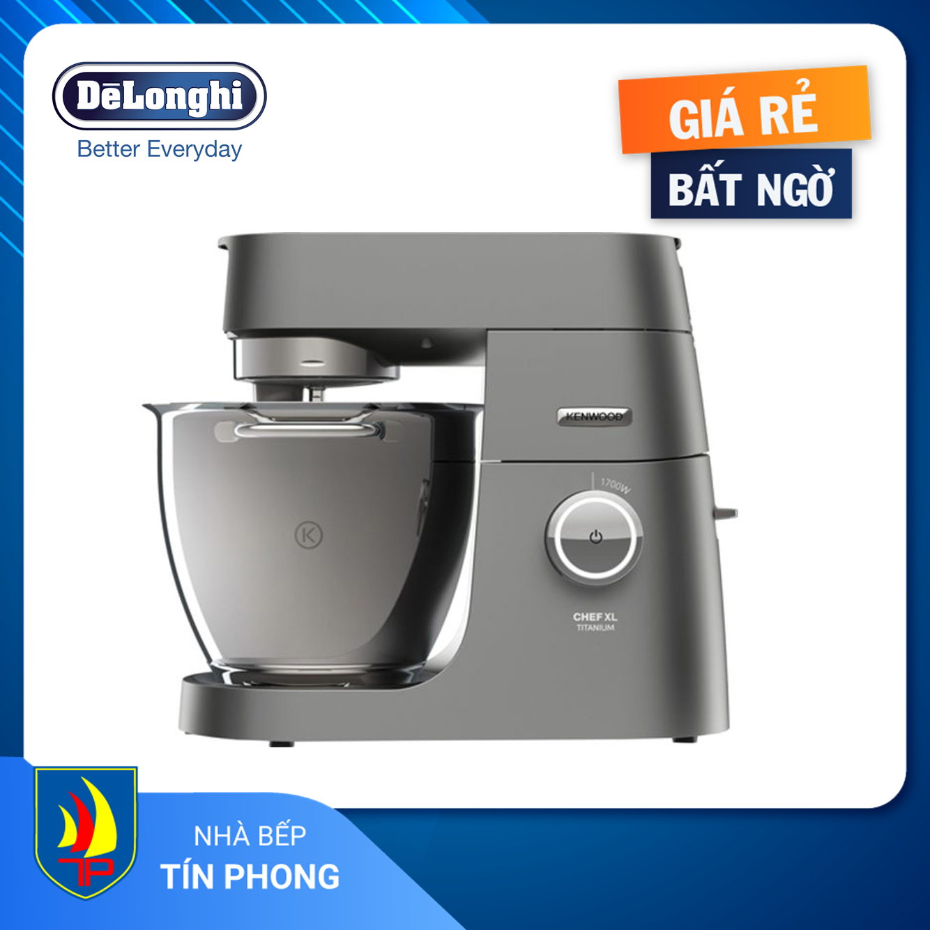 [HCM]Máy trộn đa năng Kenwood Chef XL Titanium KVL8300S