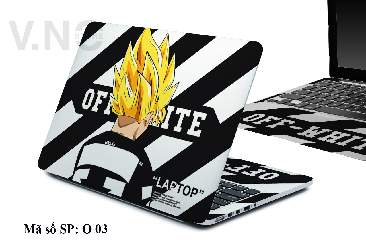 [HCM]Decal dán laptop V.NO SKIN - Sungoku cho các dòng máy dell/acer/asus/lenovo/hp