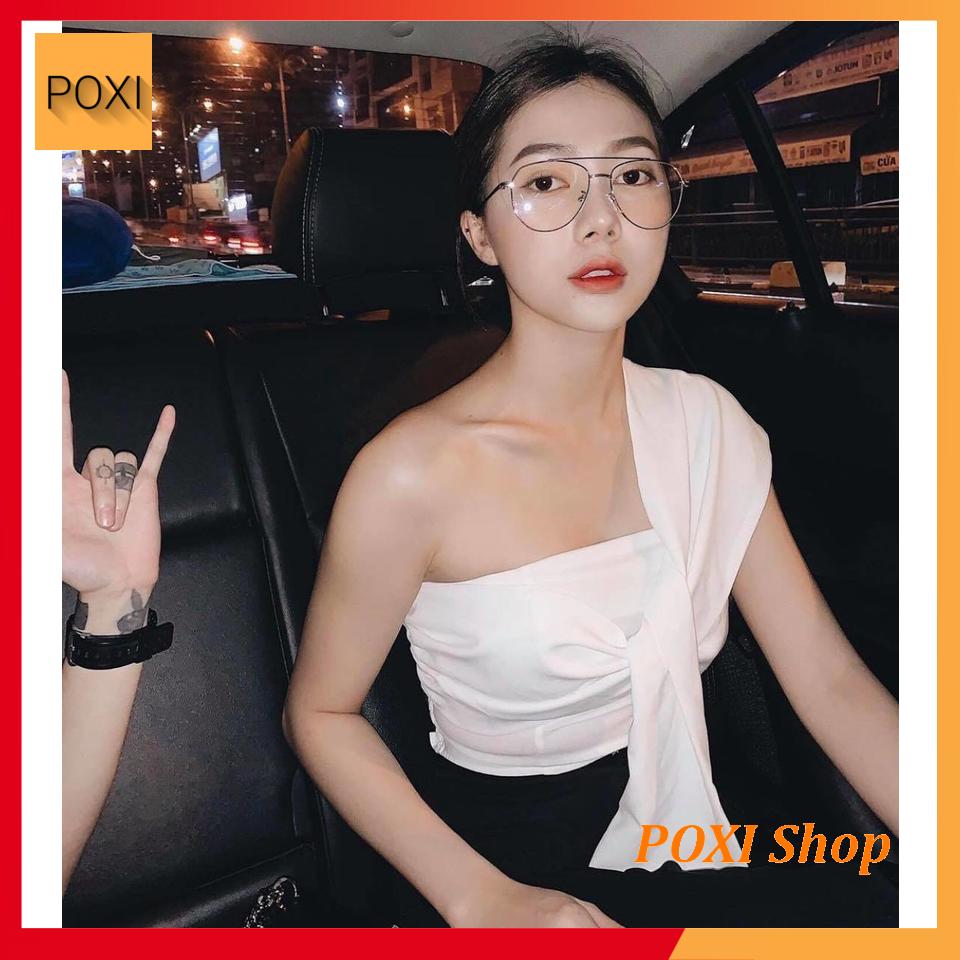 Áo croptop lệch 1 bên vai