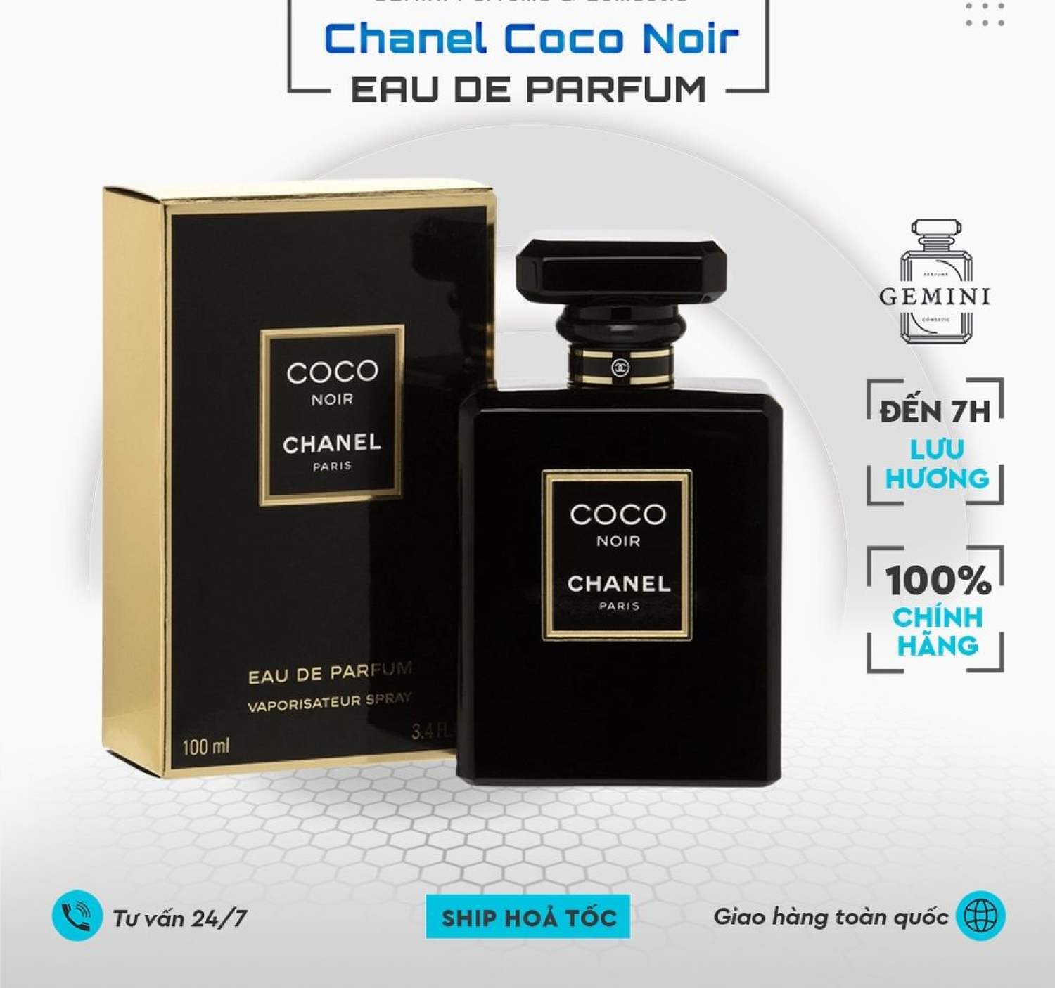 Nước hoa nữ coco đen 100ml