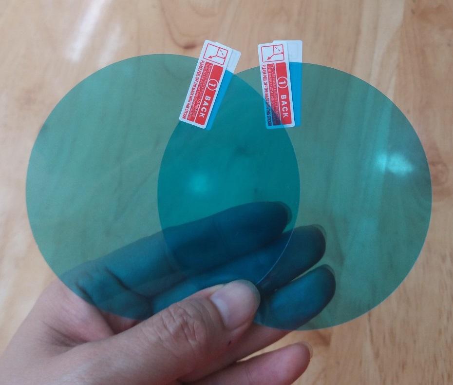 Miếng dán chống nước gương chiếu hậu xe hơi - Miếng dán gương chống bám nước tròn 95mm*95mm